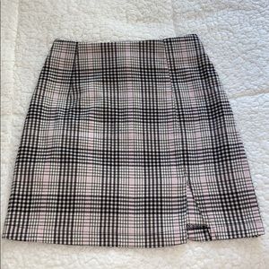 🦋 3 for 20 // Pink Plaid Mini Skirt